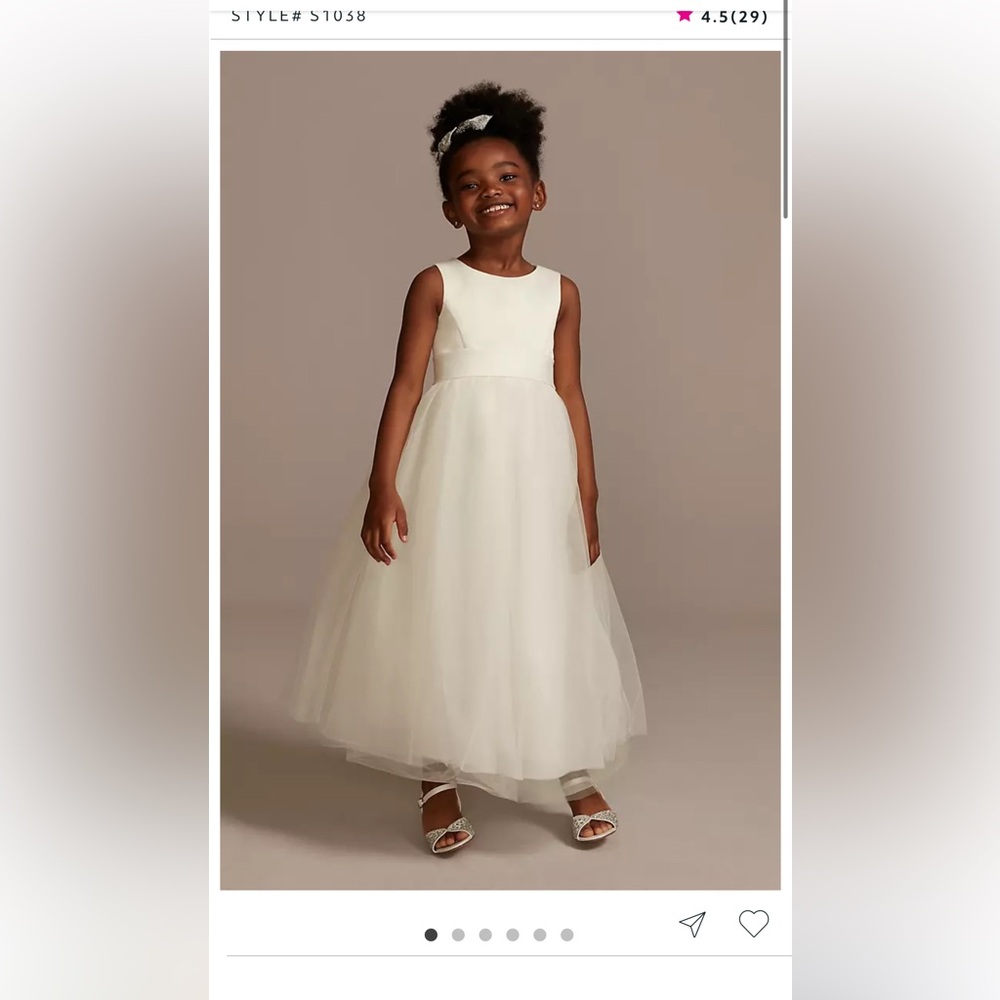 Davids Bridal Toddler Dress Size 3